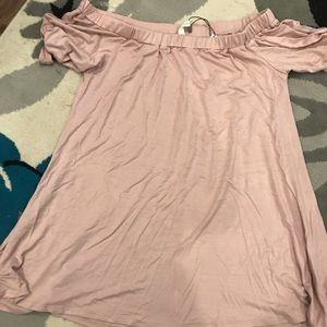 Blush Off the Shoulder